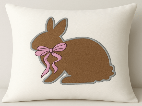 Download Easter Rabbit Applique Embroidery Design - Embroidery design Collection