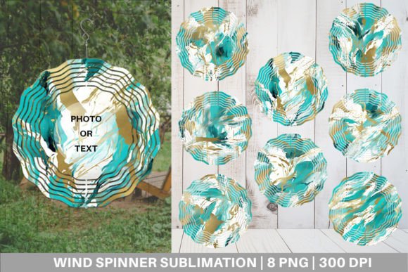 Download Wind Spinner Contemporary Art Turquoise - Contemporary art Collection